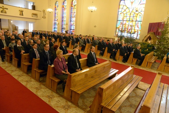 Opłatek samorządowców w radomskim seminarium