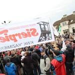 Manifestacja poparcia dla górników kopalni "Brzeszcze"