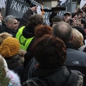 Protest na ulicach Sośnicy