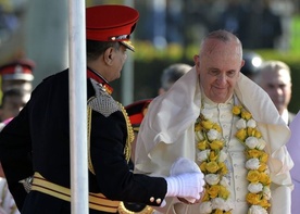 Papież Franciszek przybył do Sri Lanki