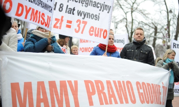 Rodzice i opiekunowie protestowali