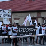 Protest mieszkańców pod kopalnią "Brzeszcze"