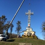 Krzyż z Kaplicówki w remoncie