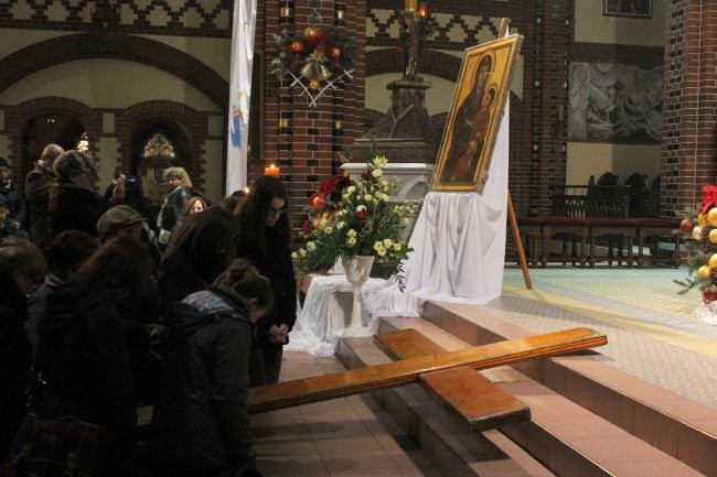 Krzyż i ikona ŚDM w Gliwicach