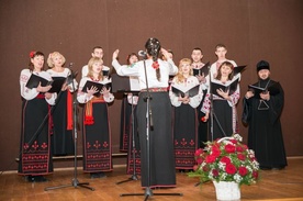 Występ chóru z Ukrainy