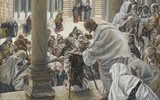 James Tissot "Jezus uzdrawia chromego"