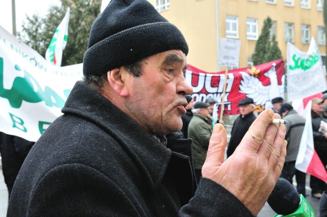 Protest rolników w Lublinie