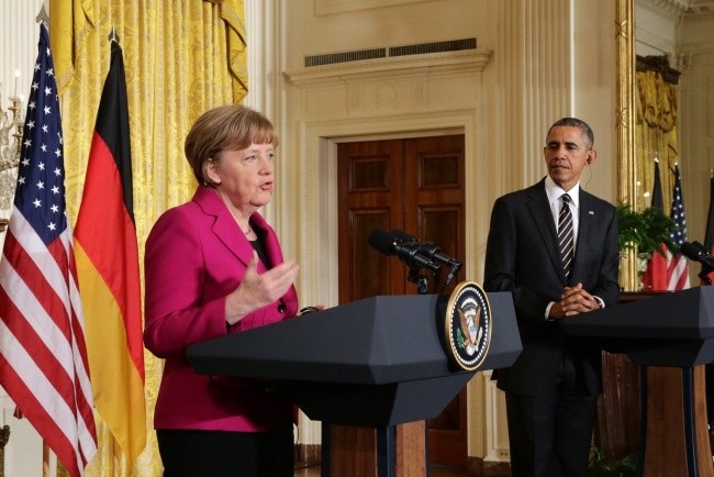 Obama i Merkel ws. Ukrainy