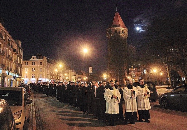 Procesja światła ulicami Gdańska