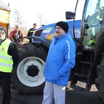 Protest rolników w Krzeszycach