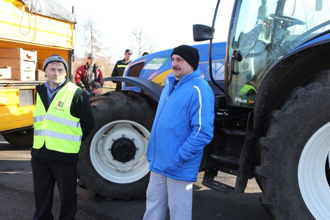 Protest rolników w Krzeszycach