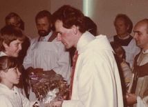 Pożegnanie o. Michała Tomaszka przed wyjazdem na misje do Peru