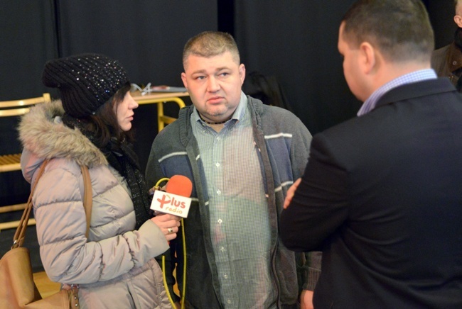 Otwarcie wystawy o kijowskim Majdanie