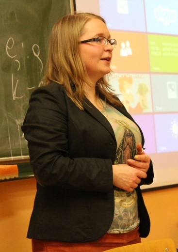 Gabriela Fołta z Diecezjalnego Centrum ŚDM była gościem pierwszych "Słonych paluszków"