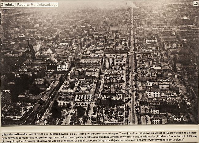 Warszawa po bombardowaniach Luftwaffe 