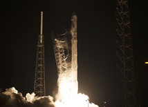 Udany start rakiety firmy SpaceX 