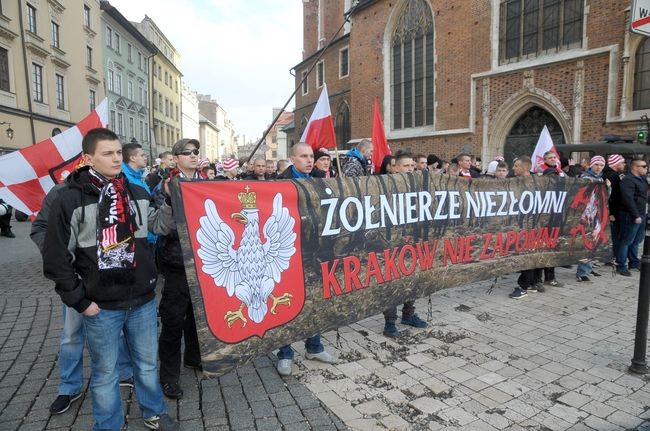 W hołdzie "Żołnierzom Wyklętym". Kraków 2015-2
