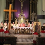 Krzyż ŚDM i ikona Matki Bożej w Cieszynie