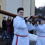 Krzyż ŚDM i ikona Matki Bożej w Wiśle