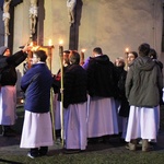 Krzyż ŚDM i ikona Matki Bożej w Żywcu