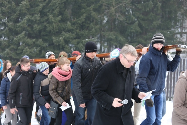 Znaki ŚDM w Istebnej