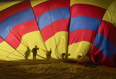 Balon od środka