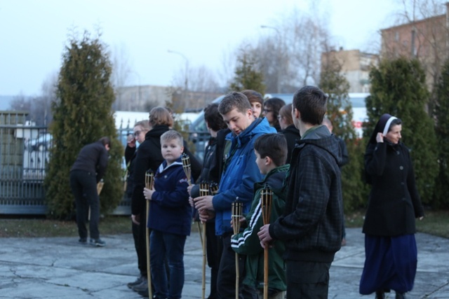 Znaki ŚDM w Andrychowie