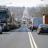 Radomska "siódemka" podczas protestu transportowców