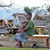 Cyklon Pam doszczętnie zniszczył większość wysp wchodzących w skład państwa Vanuatu  – jednego z najbiedniejszych krajów na świecie 