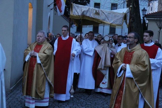 Procesja rezurekcyjna w Zielonej Górze