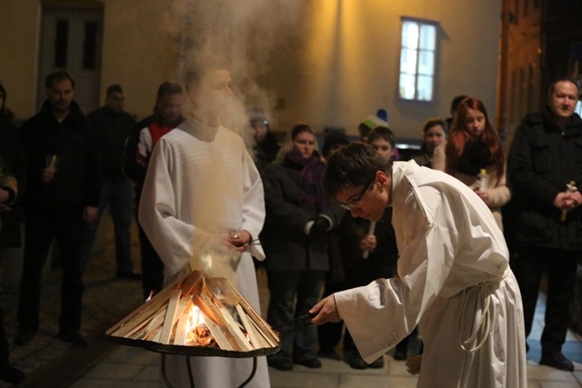 Wigilia Paschalna w katedrze św. Mikołaja - 2015