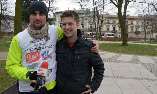 Z Duszanem Augustynem w parku Kościuszki w Radomiu