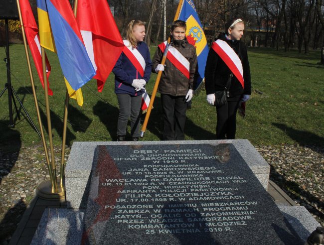 Rocznica Katynia i Smoleńska w Zabrzu