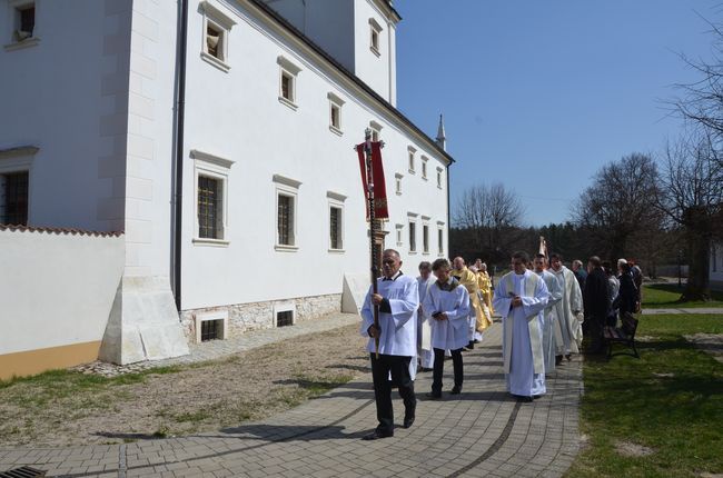 Relikwie św. Jana Pawła II w Pustelni 