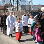 Krzyż w parafii franciszkańskiej w Gliwicach