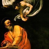Caravaggio, Św. Mateusz i anioł