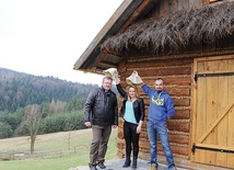 Pozytywnie zakręceni, od lewej Marcin Ogórek, Małgorzata Płonka i Wojciech Szczepanek