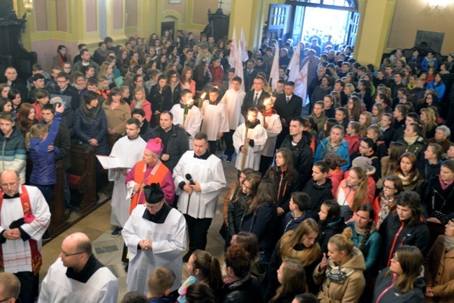 Symbole ŚDM w Przysusze, Kozienicach, Jedlińsku i Zwoleniu