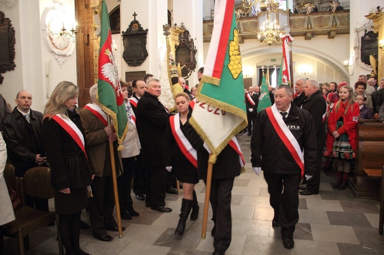 Poświęcenie sztandaru pszczelarzy