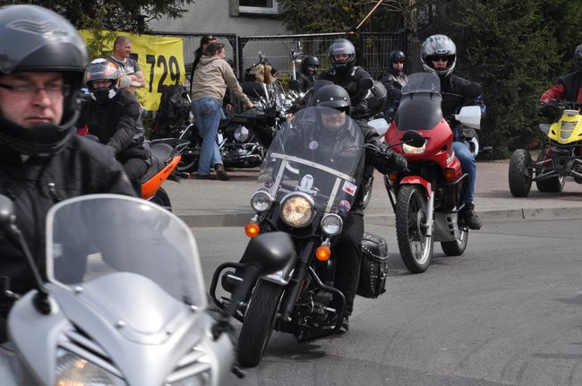 Motocykliści w Suliszewie