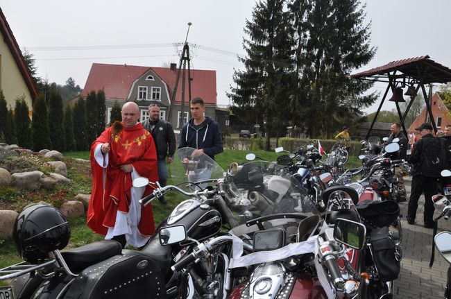 Motocykliści w Suliszewie