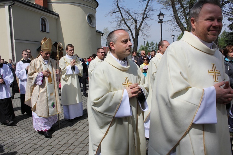 Msza św. pielgrzymów w Hałcnowie