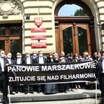 Niemy protest filharmoników krakowskich