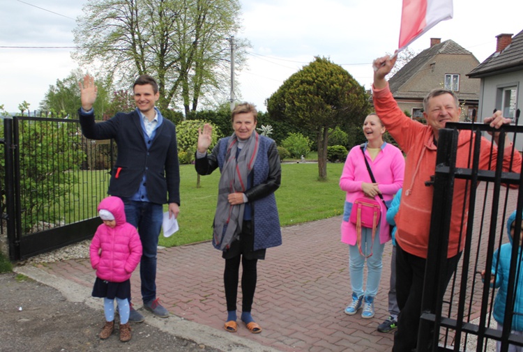 Na trasie drugiego dnia: przez Wieprz i Tomice do Wysokiej