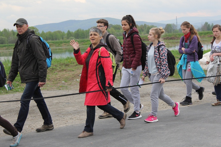 Na trasie drugiego dnia: przez Wieprz i Tomice do Wysokiej