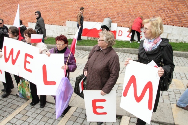 Flaga na Wawelu - dziękujemy