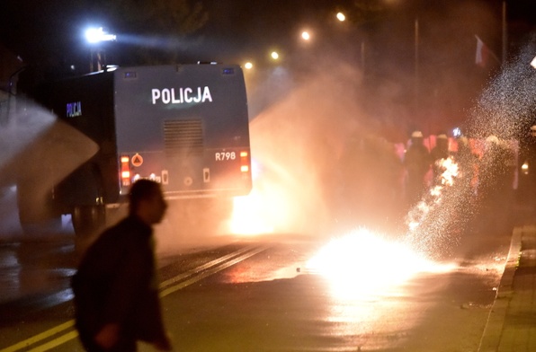 30 zatrzymanych po zamieszkach w Knurowie