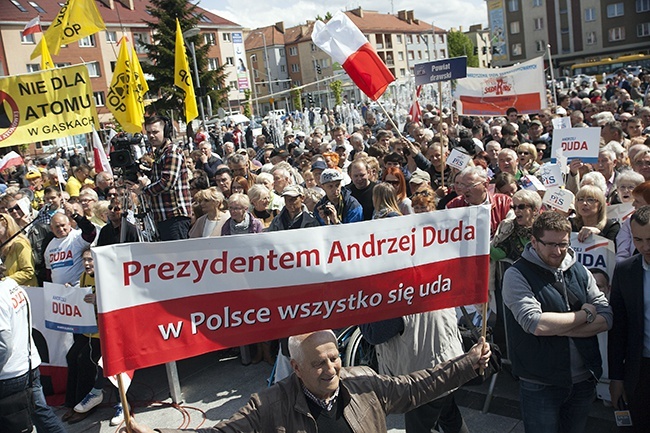 Andrzej Duda w Koszalinie