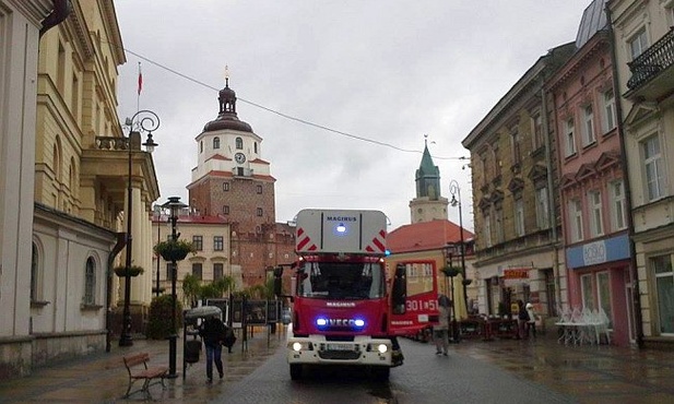 Straż pożarna na deptaku