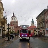 Straż pożarna na deptaku